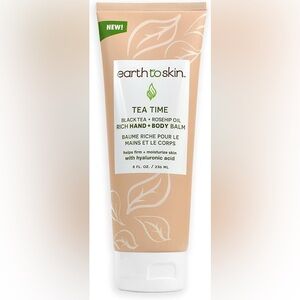 Earthtoskin Tea Time Hand and Body Balm 8 FL oz New